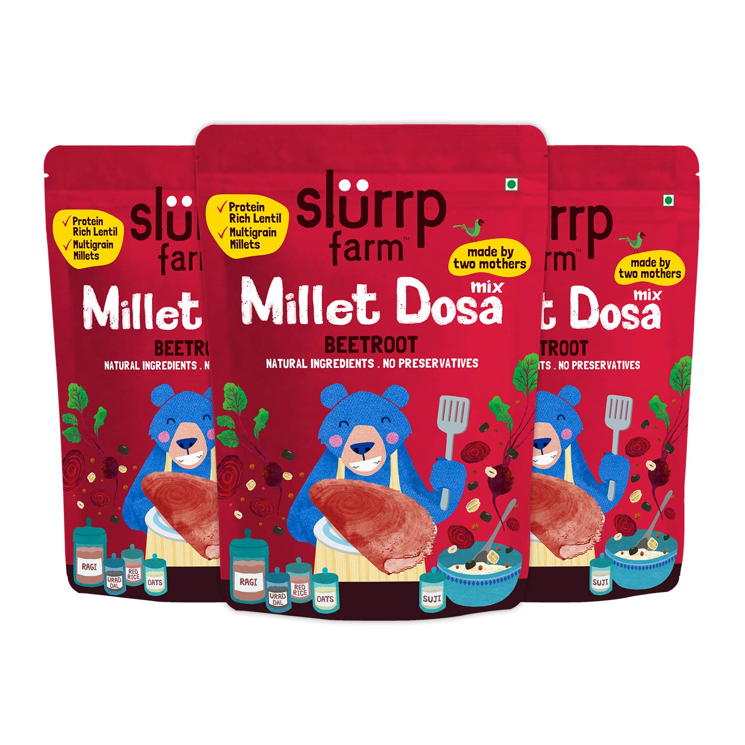 Millet Dosa Mix Beetroot 
